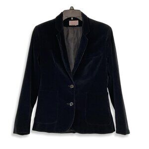 Worthington Black Velvet Blazer
